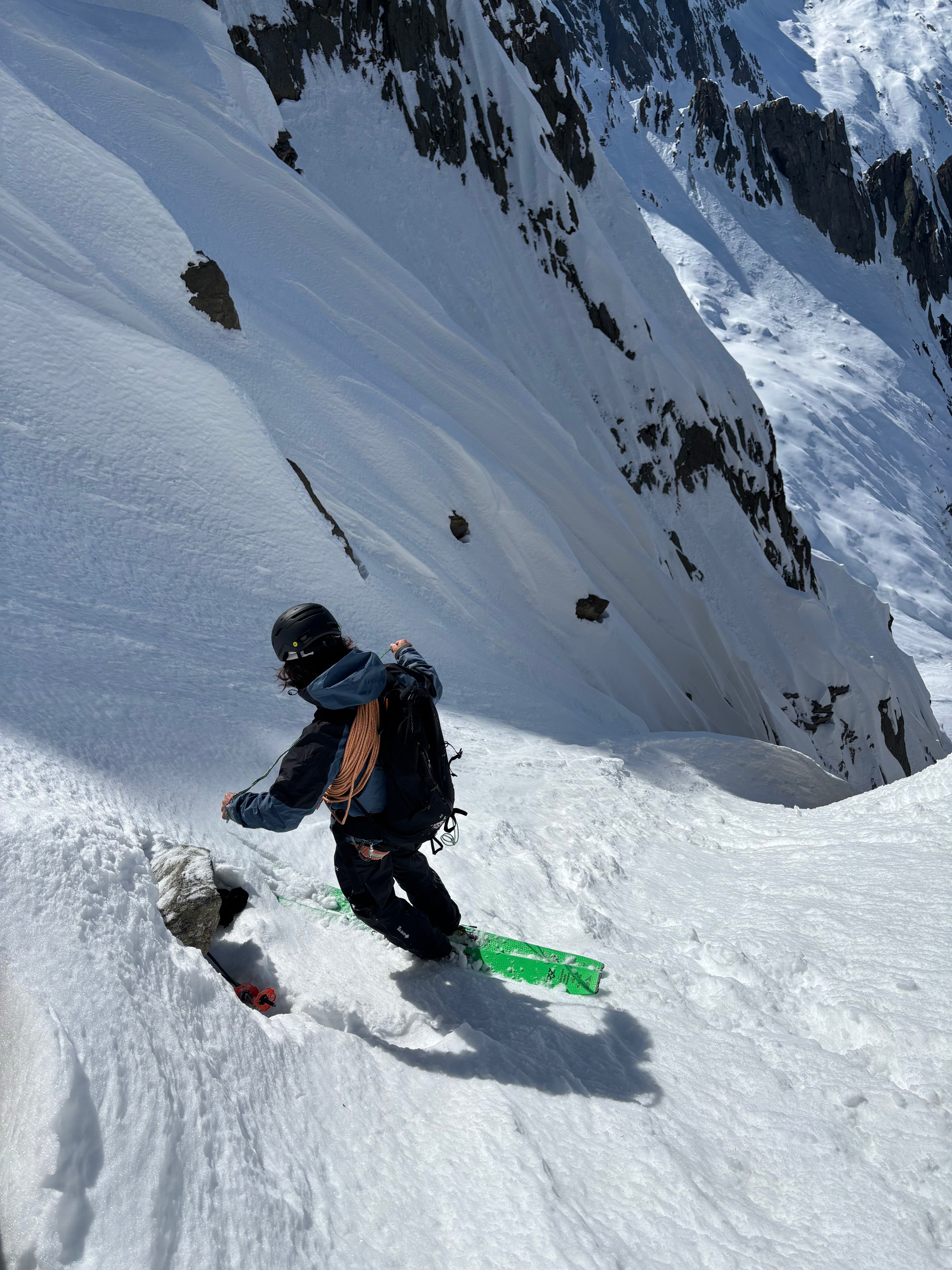 Alpin Couloir Skills: Abseilen, Steigeisen und technische Abfahrten